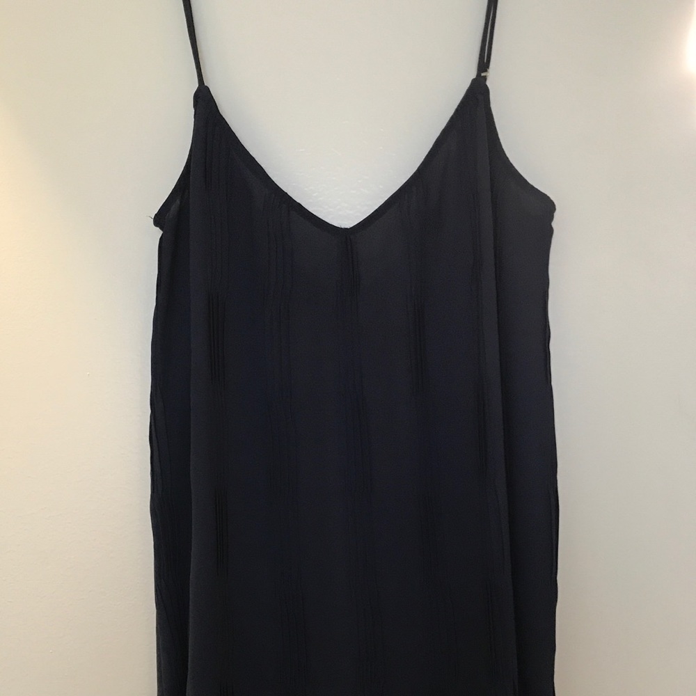 Free People Navy Slip Dress